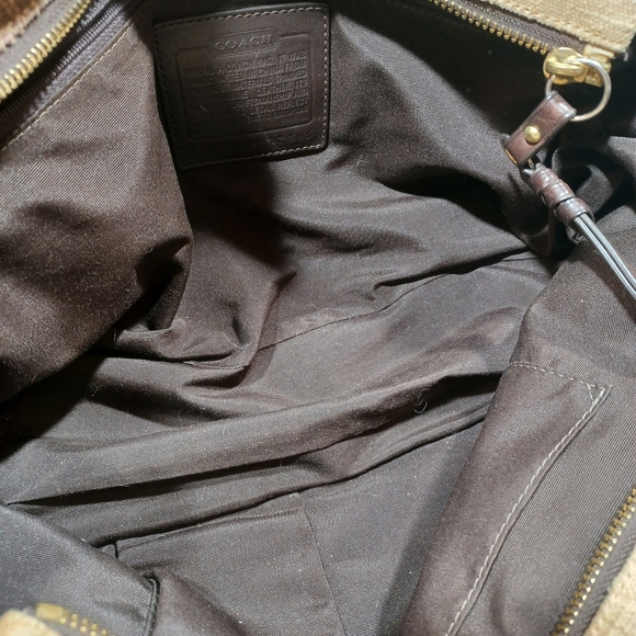 Coach canvas shoulder bag - Picture 10 of 11